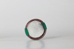 Spugna di cotone ebany e blu