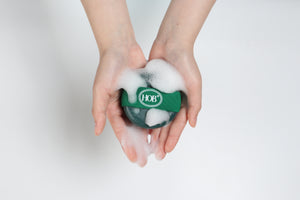 Ebony and freesia soap sponge