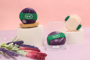 Éponge à la lavande et au bois de santal