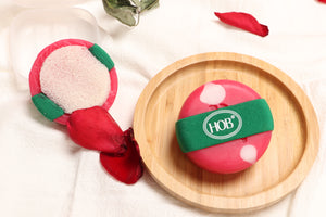 Sapone da spugna di burro di rosa e di karité