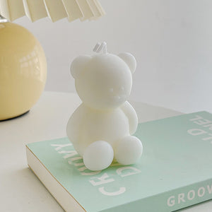 Candele a forma di orso carino