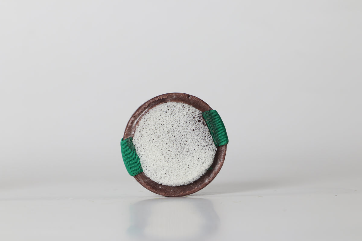 Spugna di cotone ebany e blu