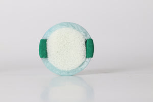 Spugna di sale marino sapone a campana blu