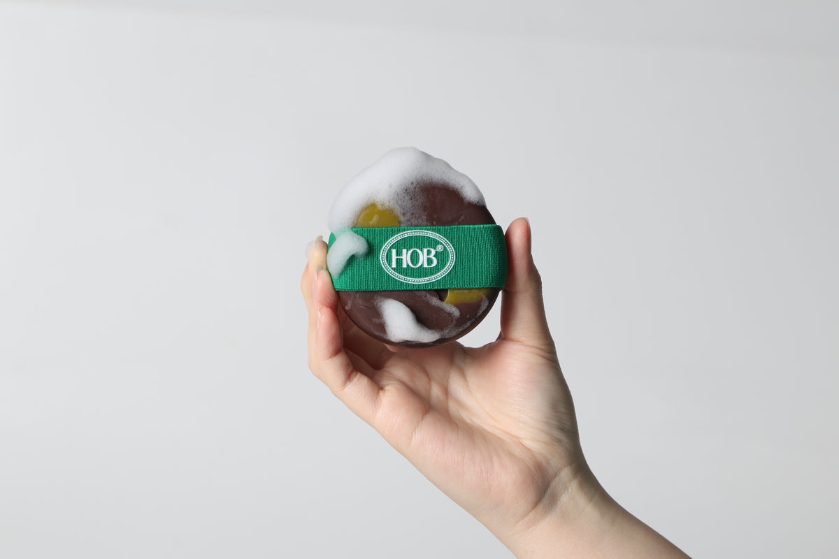 Spugna di cotone ebany e blu