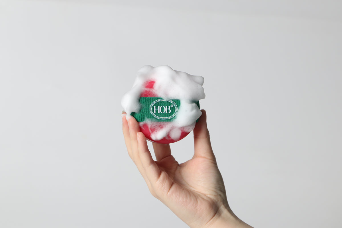 Sapone da spugna di burro di rosa e di karité