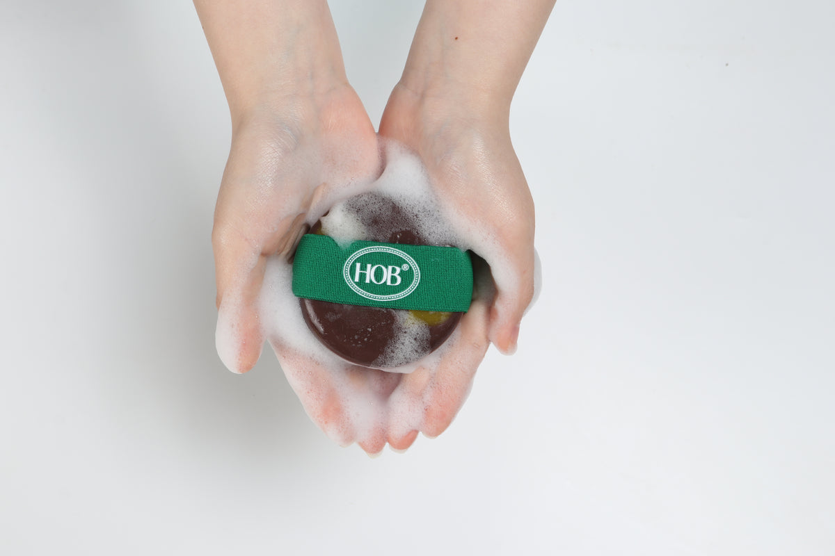 Spugna di cotone ebany e blu